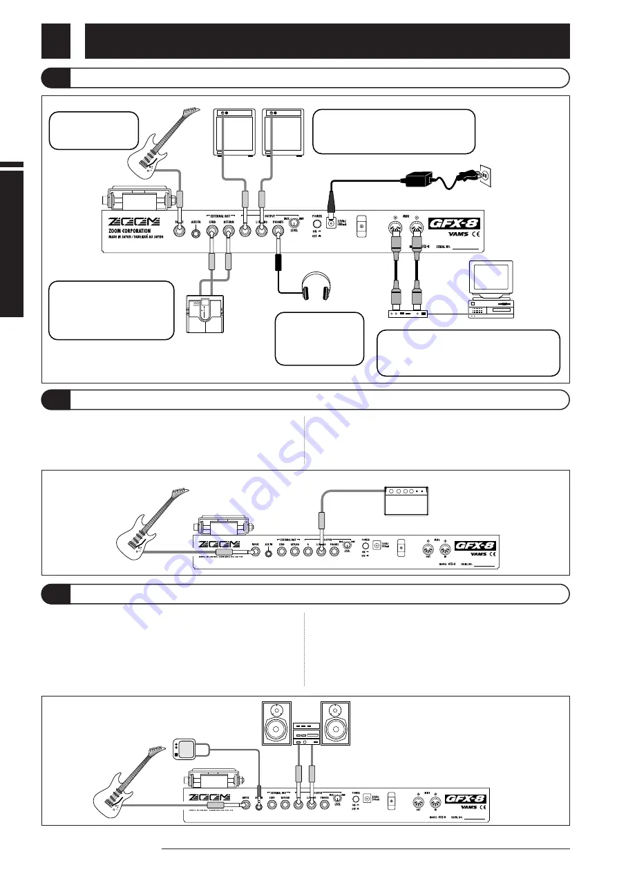 Zoom GFX-8 Скачать руководство пользователя страница 6