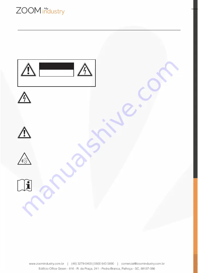 Zoom Hard'Vision 22CHV Operation Manual Download Page 2