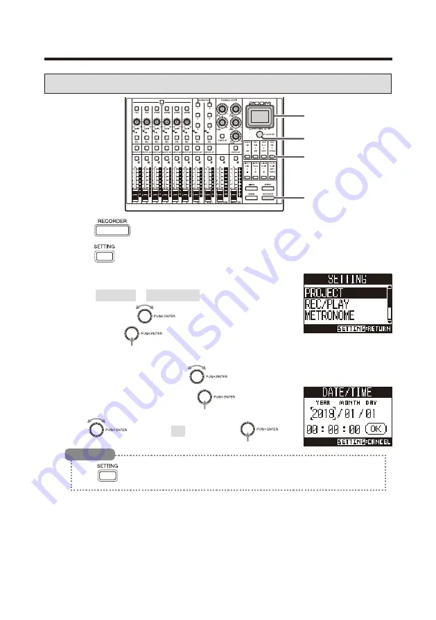 Zoom L-8 LiveTrak Quick Manual Download Page 6