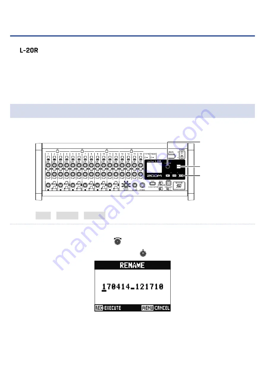 Zoom LiveTrak L-20R Скачать руководство пользователя страница 77