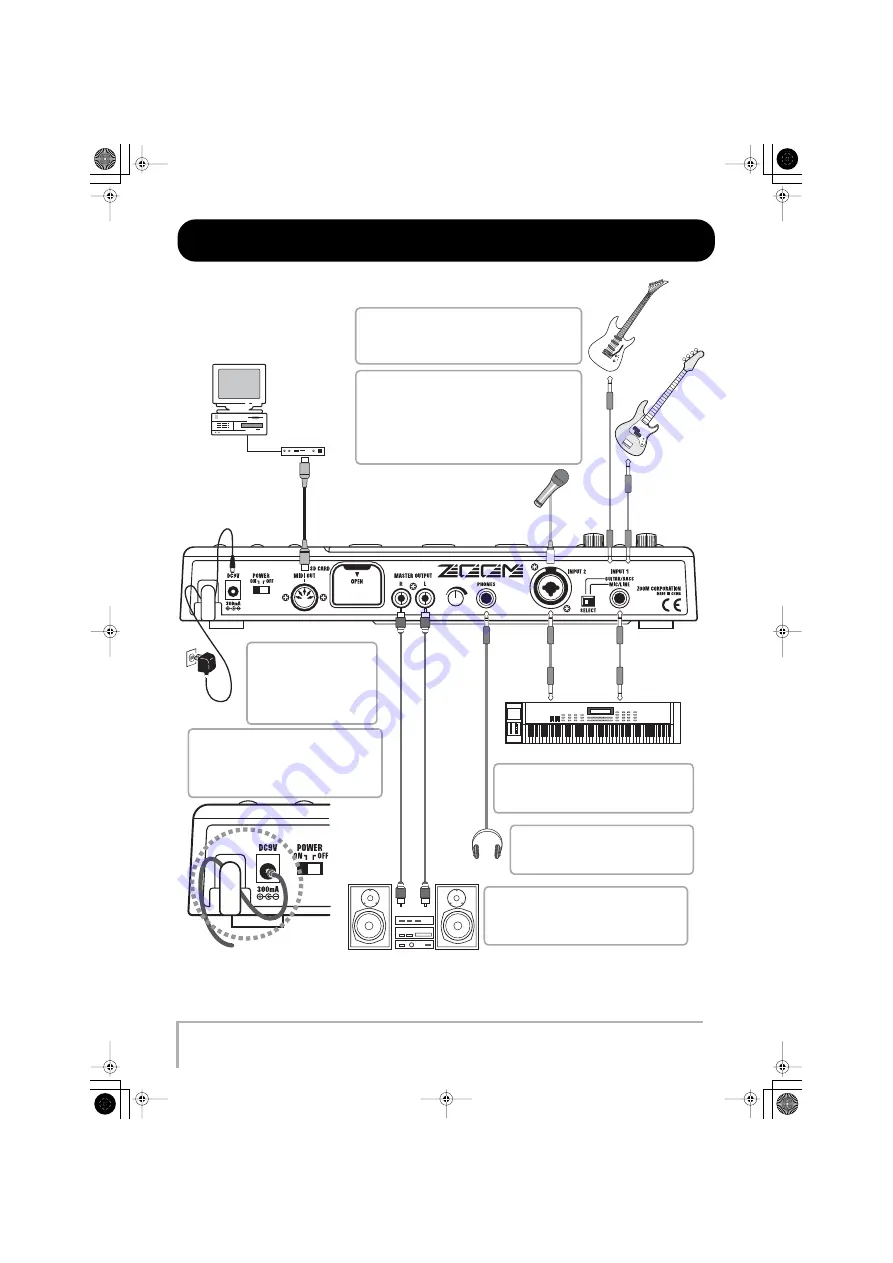 Zoom MRS-8 Operation Manual Download Page 12