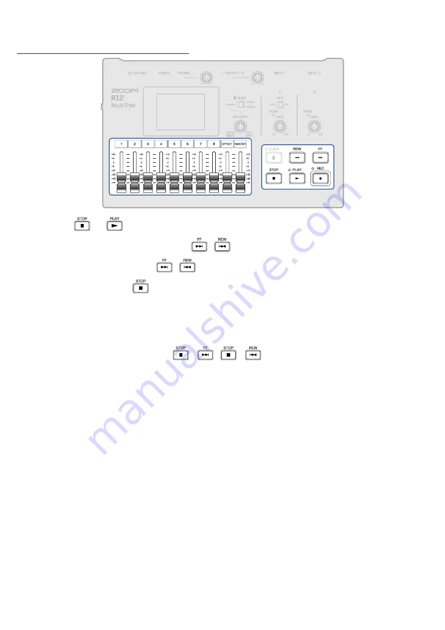 Zoom MultiTrak R12 Скачать руководство пользователя страница 166