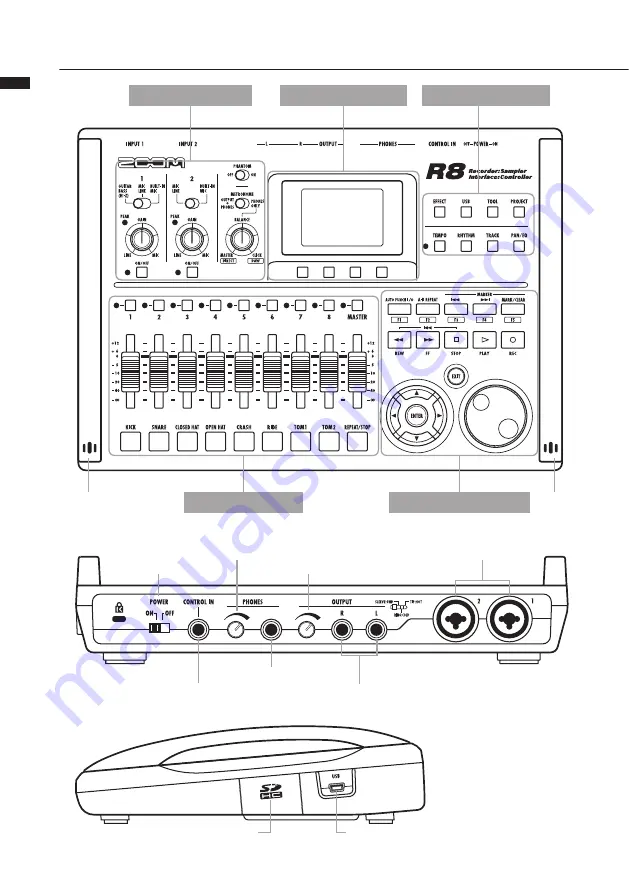 Zoom R8 Interface Operation Manual Download Page 6