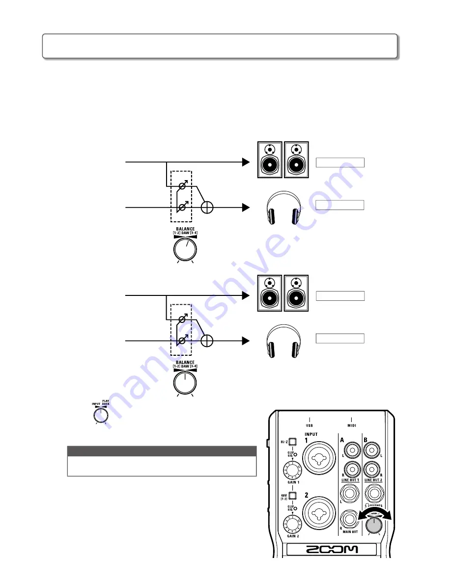 Zoom U-44 Operation Manual Download Page 17