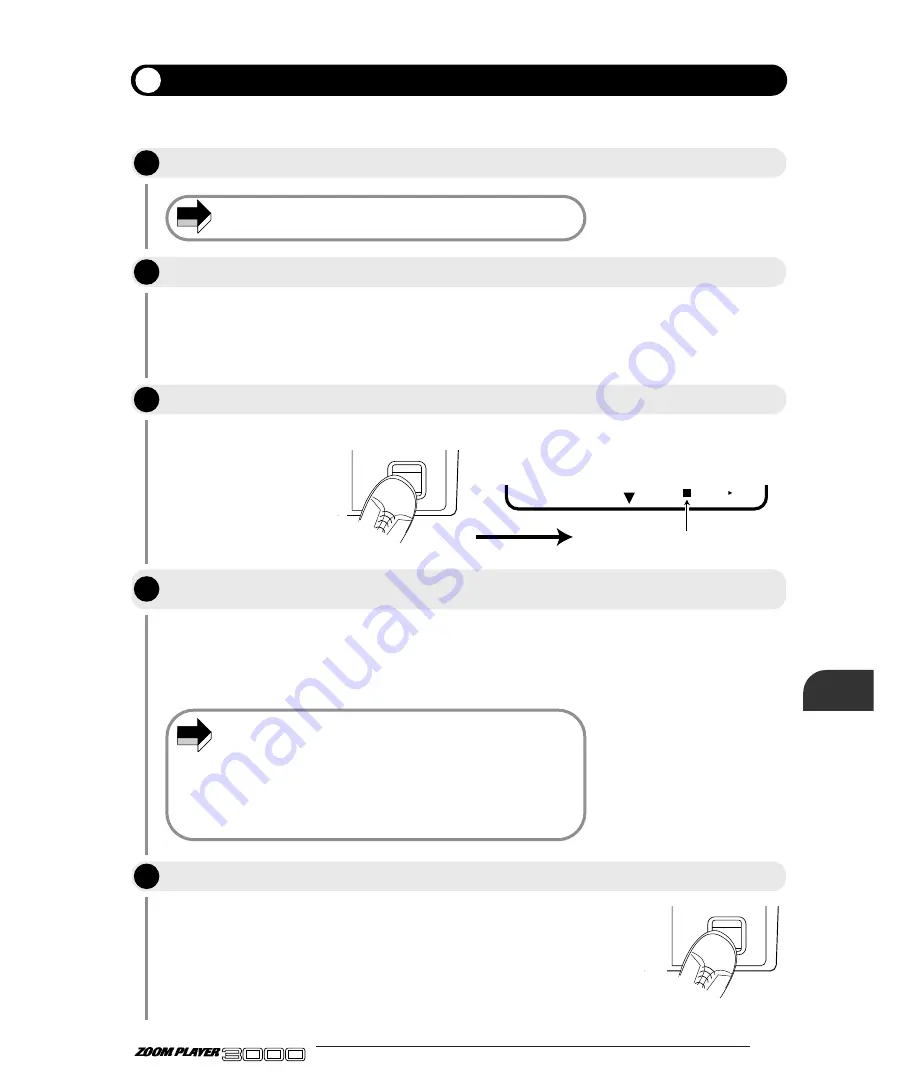 Zoom Zoom player 3000 Operation Manual Download Page 37