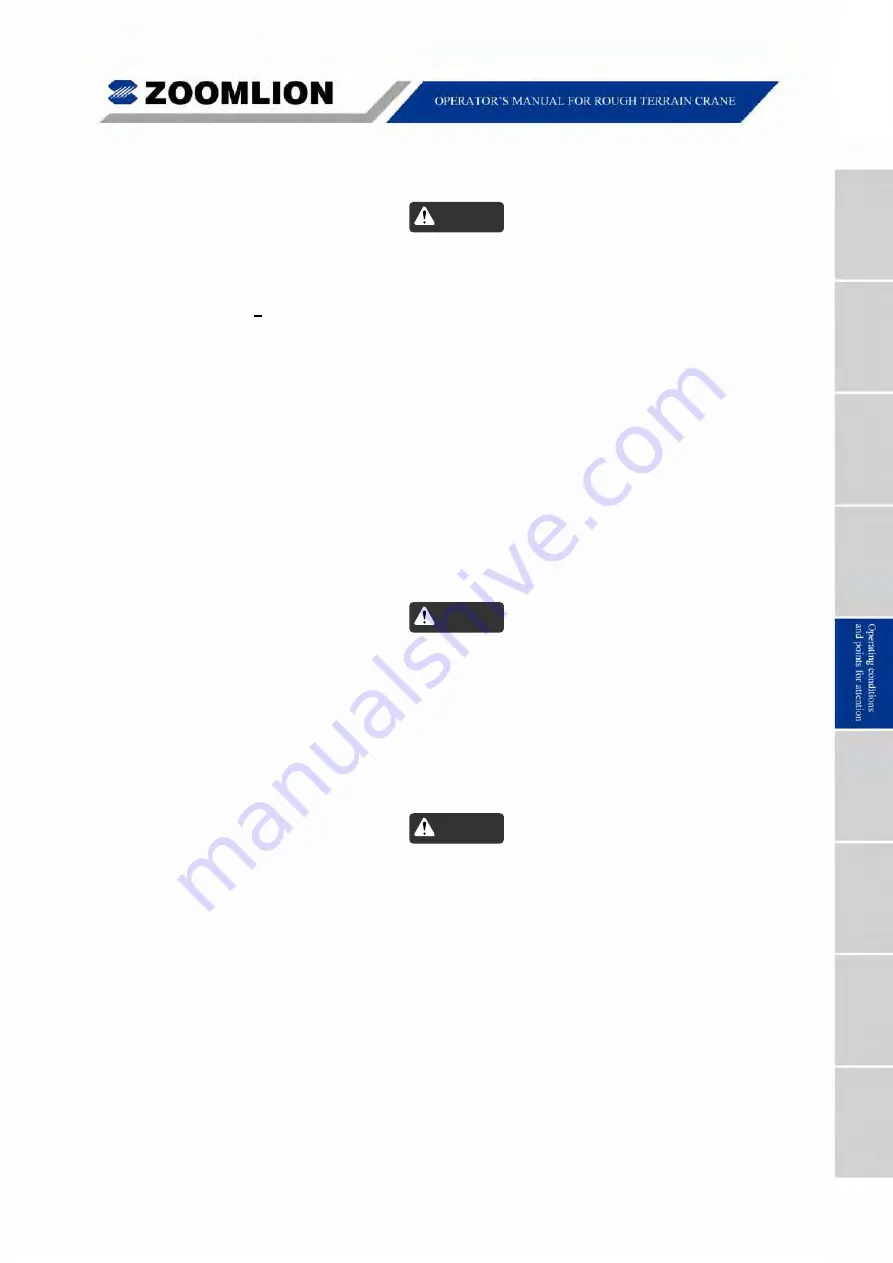 Zoomlion RT75 Operator'S Manual Download Page 46