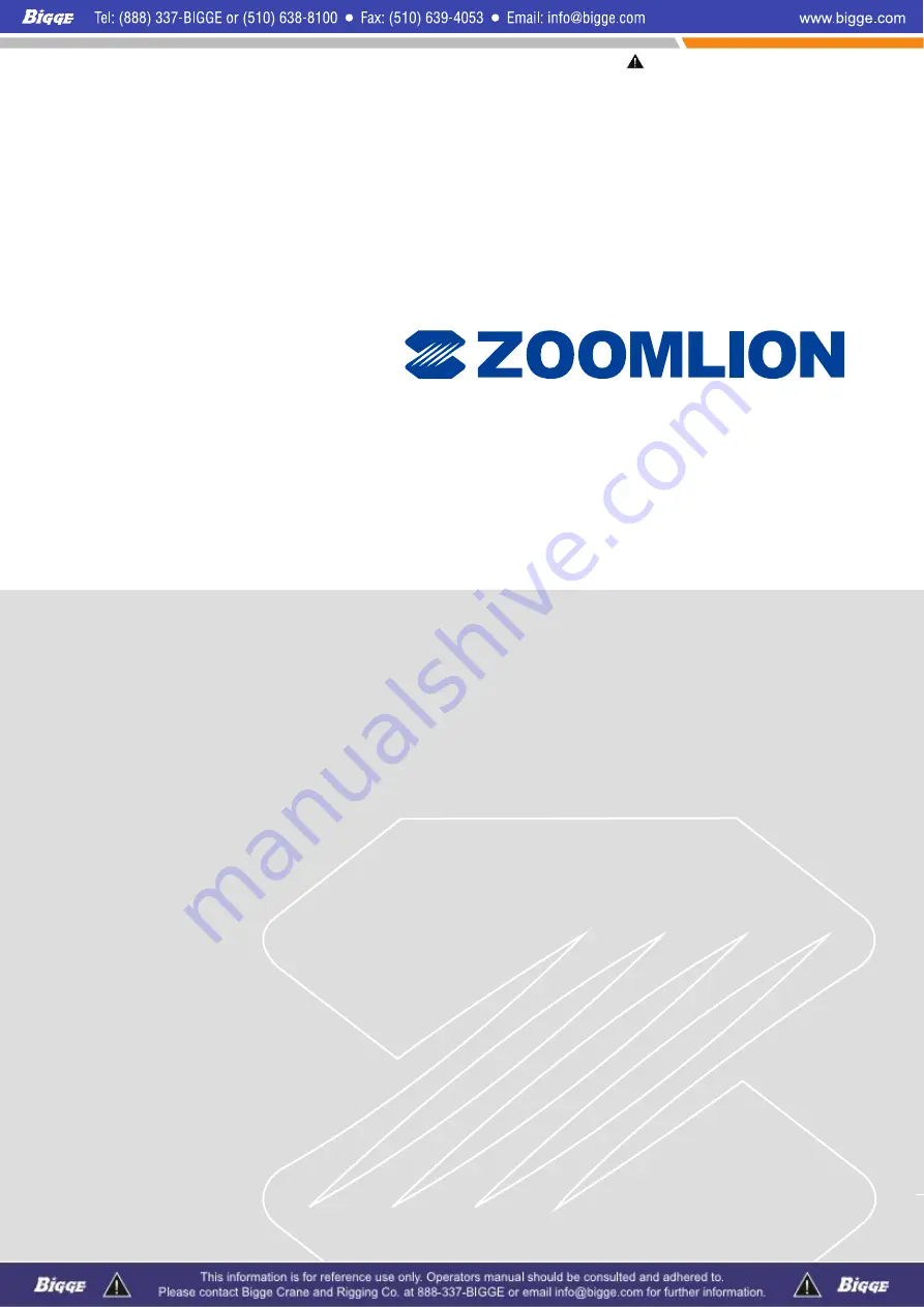 Zoomlion ZCC1100 Operator'S Manual Download Page 81