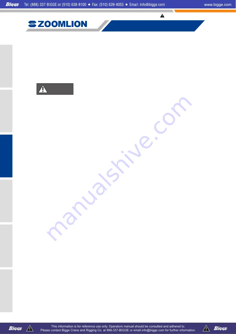 Zoomlion ZCC1100 Operator'S Manual Download Page 88