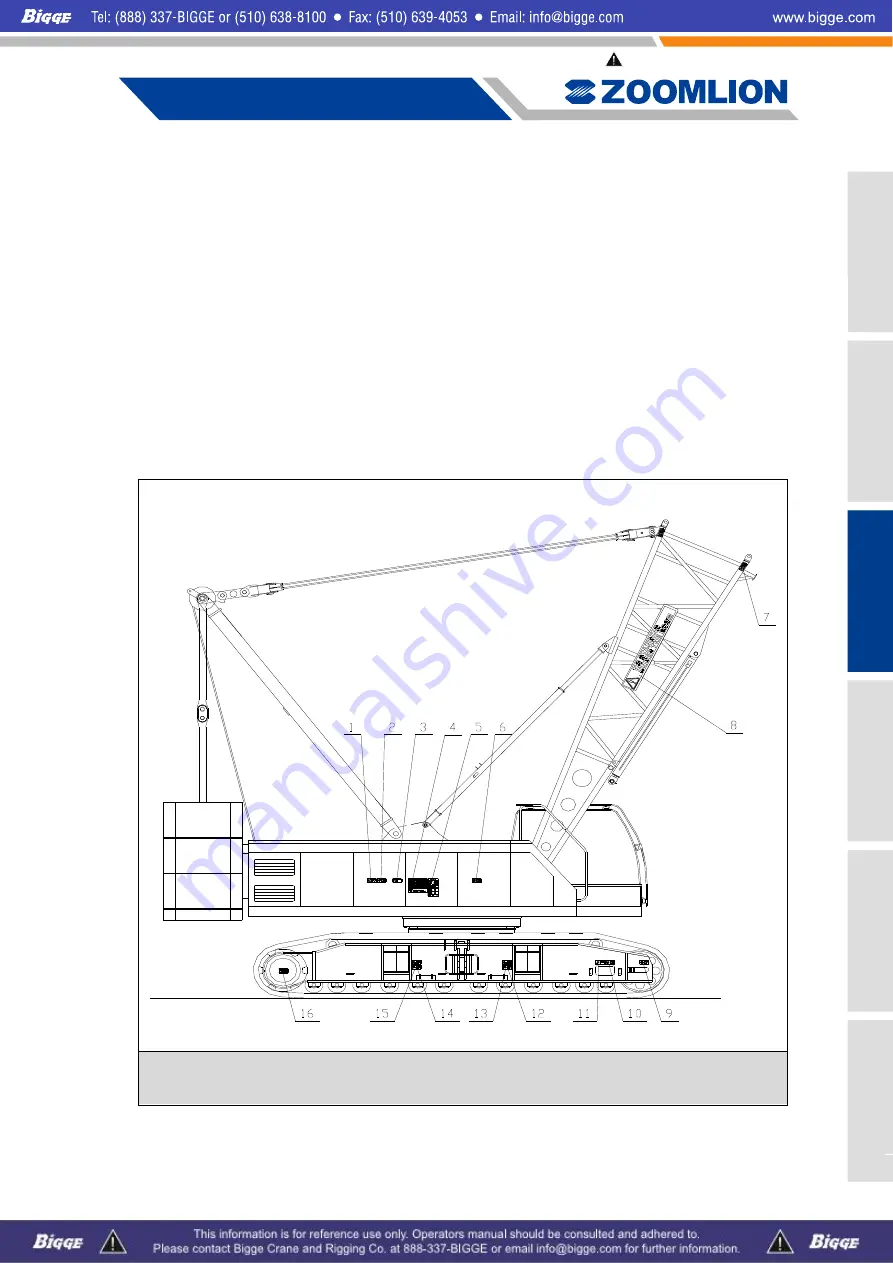 Zoomlion ZCC1100 Operator'S Manual Download Page 91