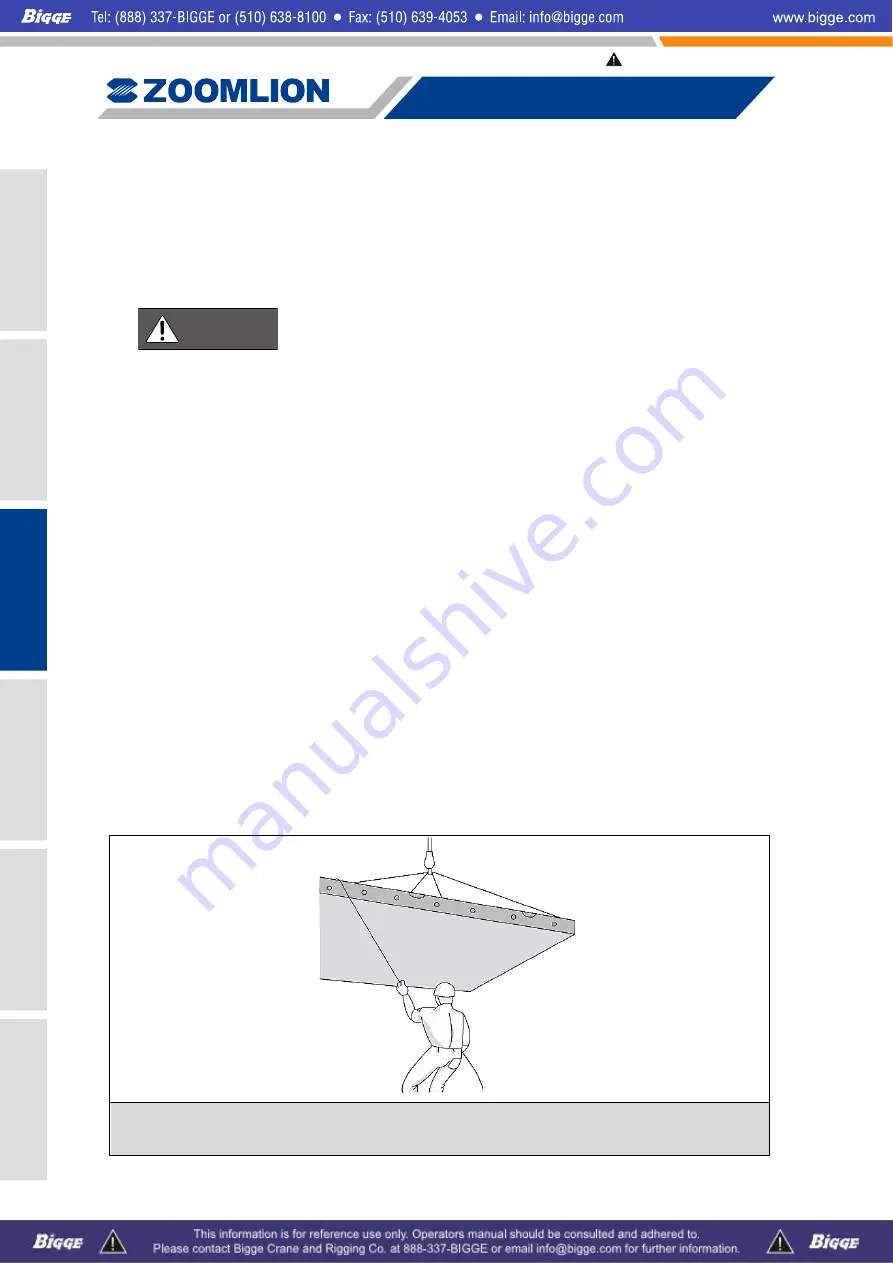 Zoomlion ZCC1100 Operator'S Manual Download Page 108