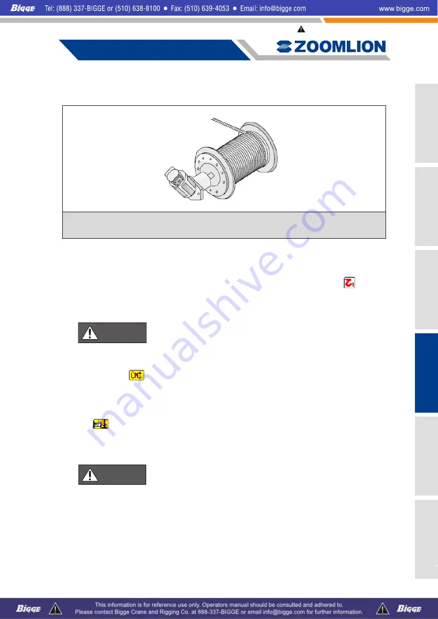 Zoomlion ZCC1100 Operator'S Manual Download Page 173