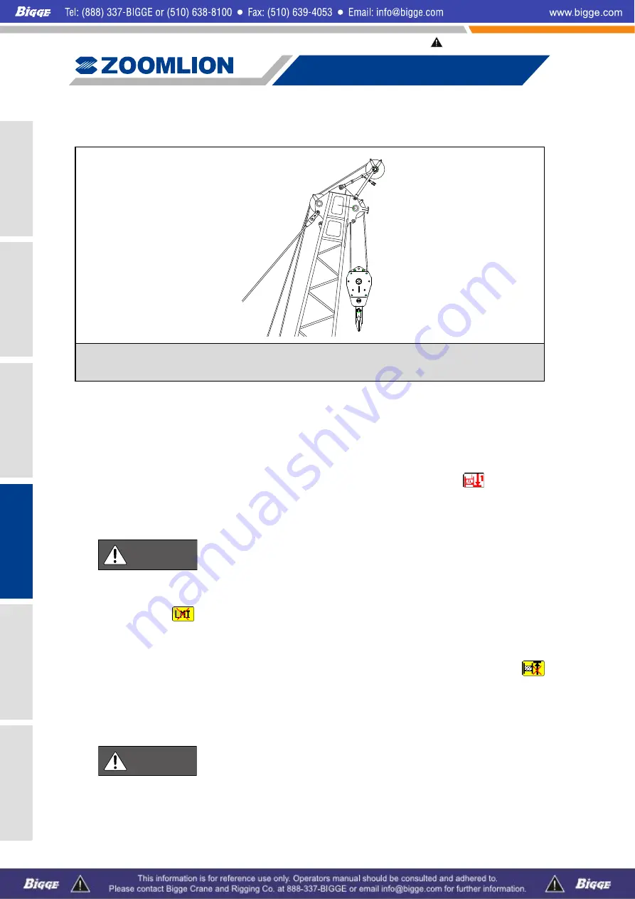 Zoomlion ZCC1100 Operator'S Manual Download Page 174