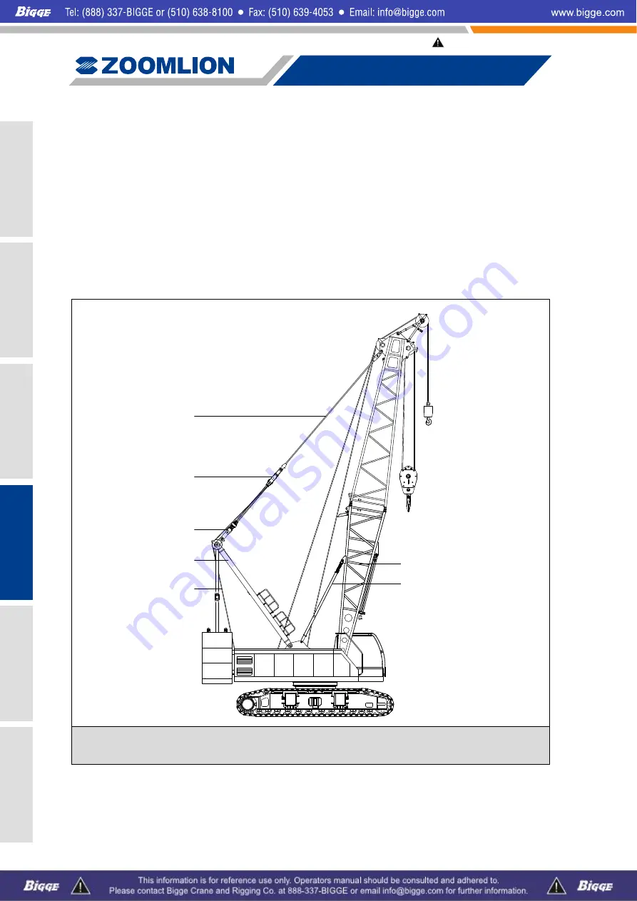 Zoomlion ZCC1100 Operator'S Manual Download Page 188