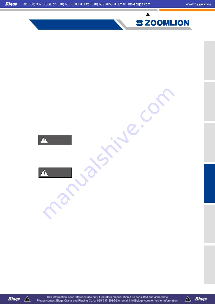 Zoomlion ZCC1100 Operator'S Manual Download Page 197