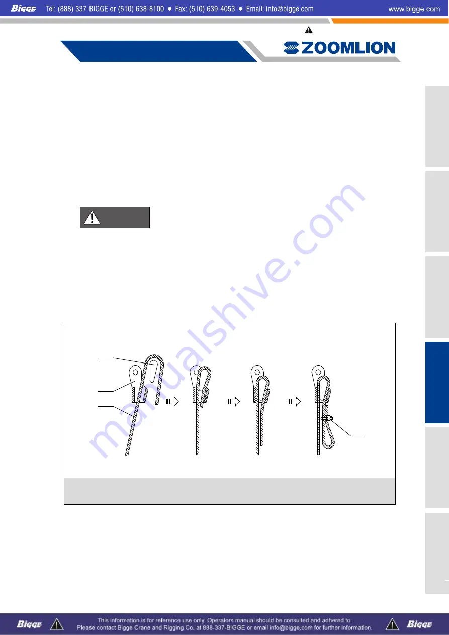 Zoomlion ZCC1100 Operator'S Manual Download Page 203