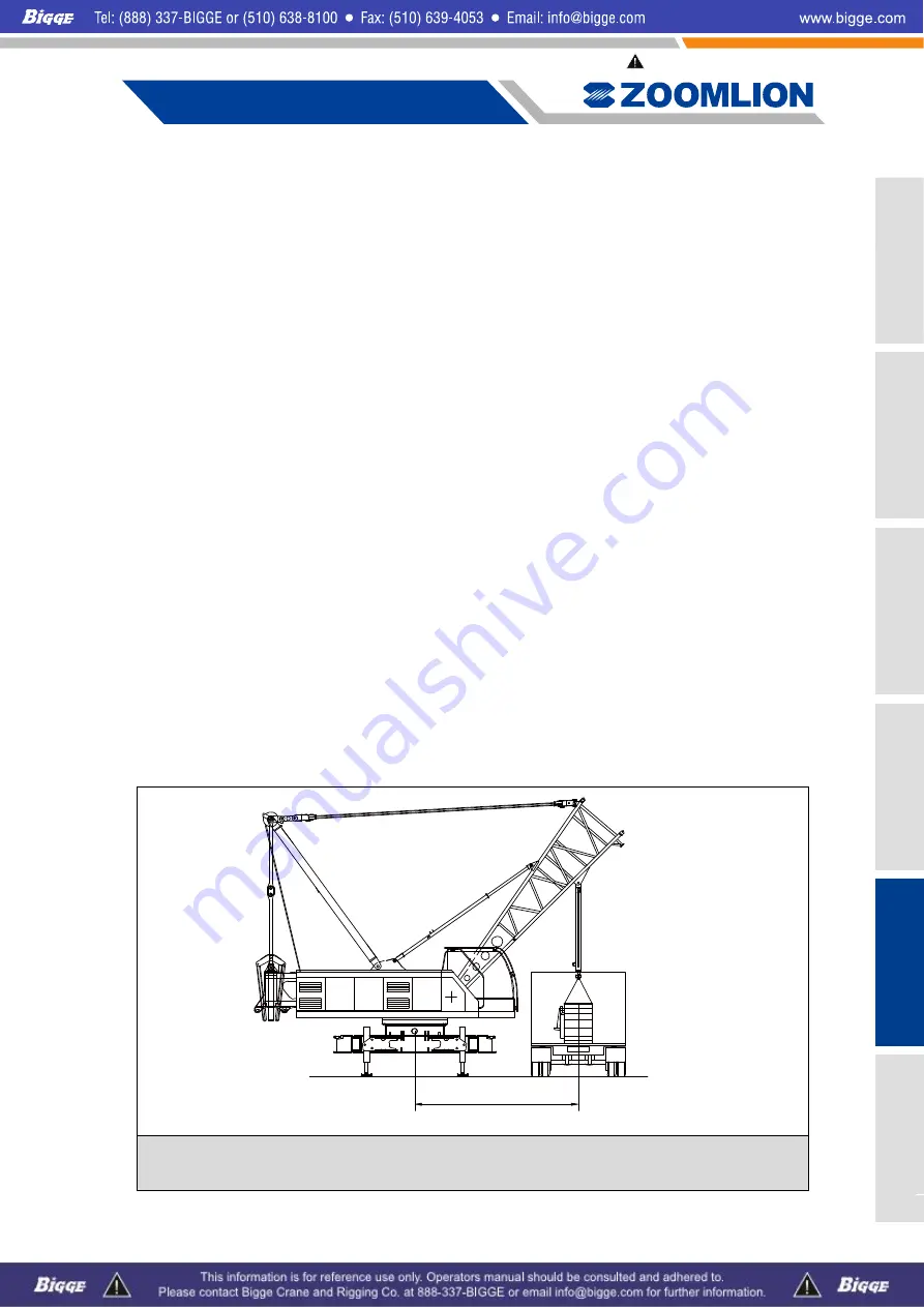 Zoomlion ZCC1100 Operator'S Manual Download Page 217