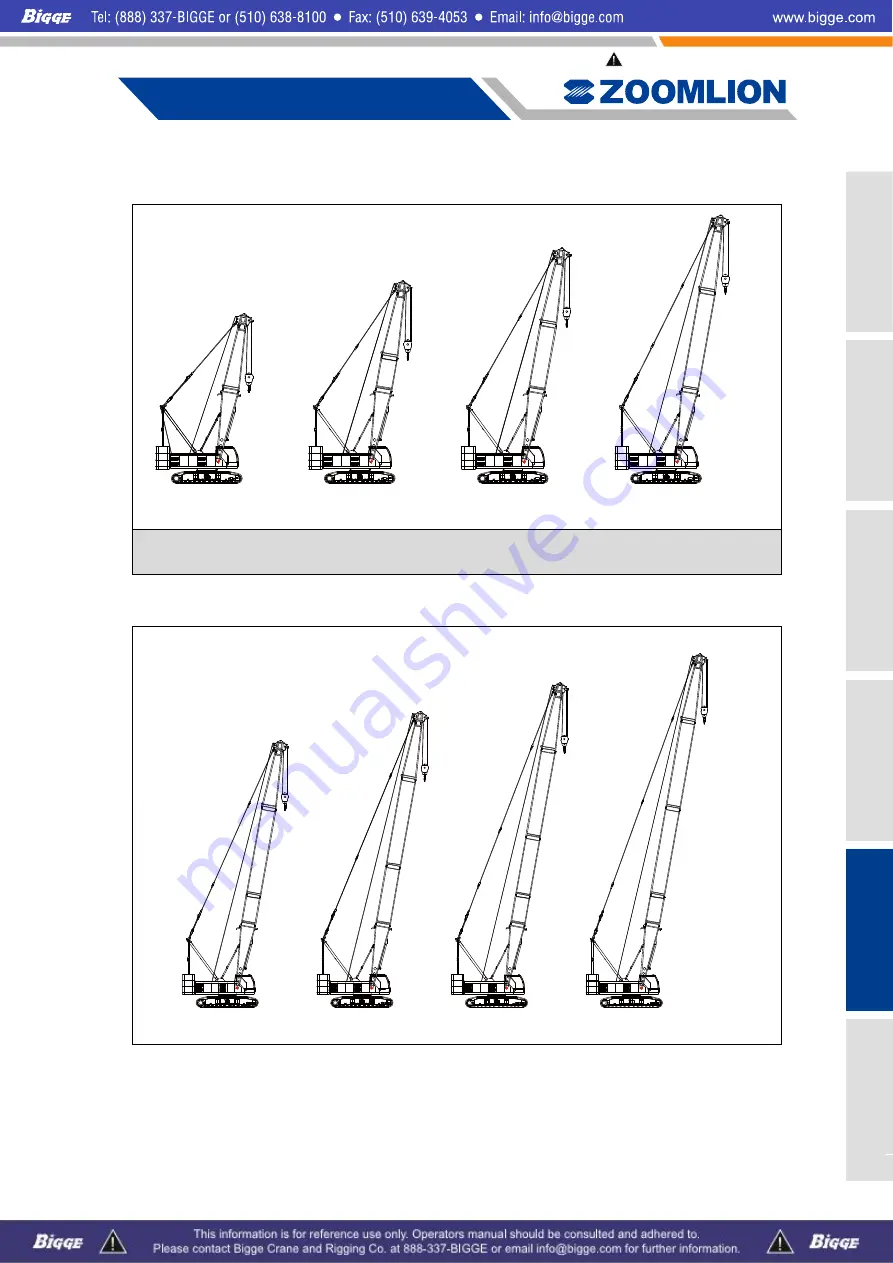 Zoomlion ZCC1100 Operator'S Manual Download Page 245