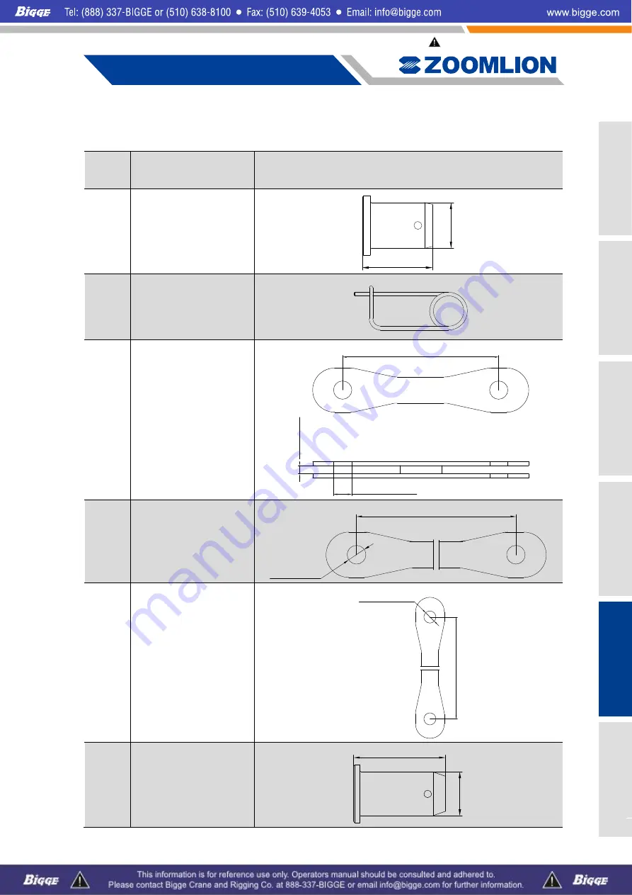 Zoomlion ZCC1100 Operator'S Manual Download Page 259