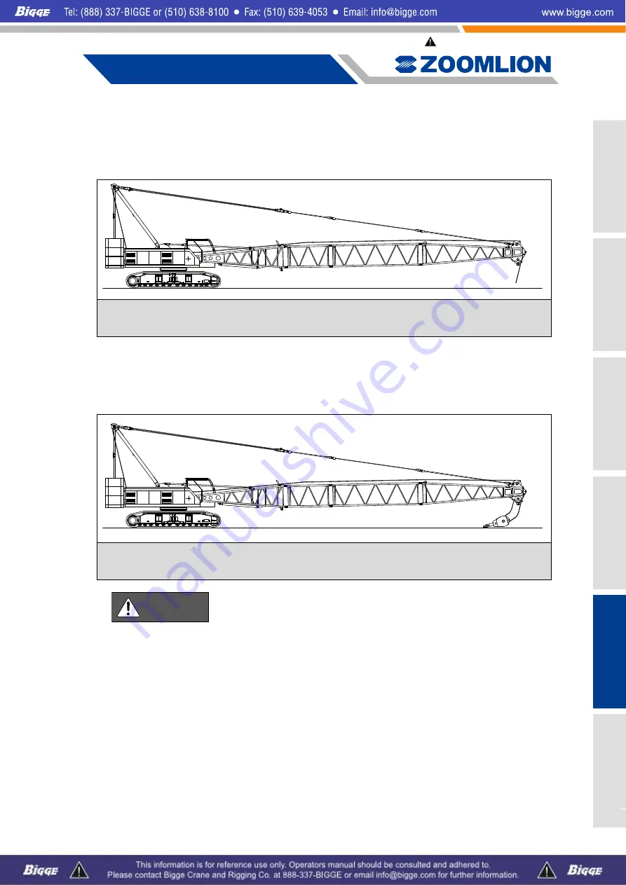 Zoomlion ZCC1100 Operator'S Manual Download Page 269