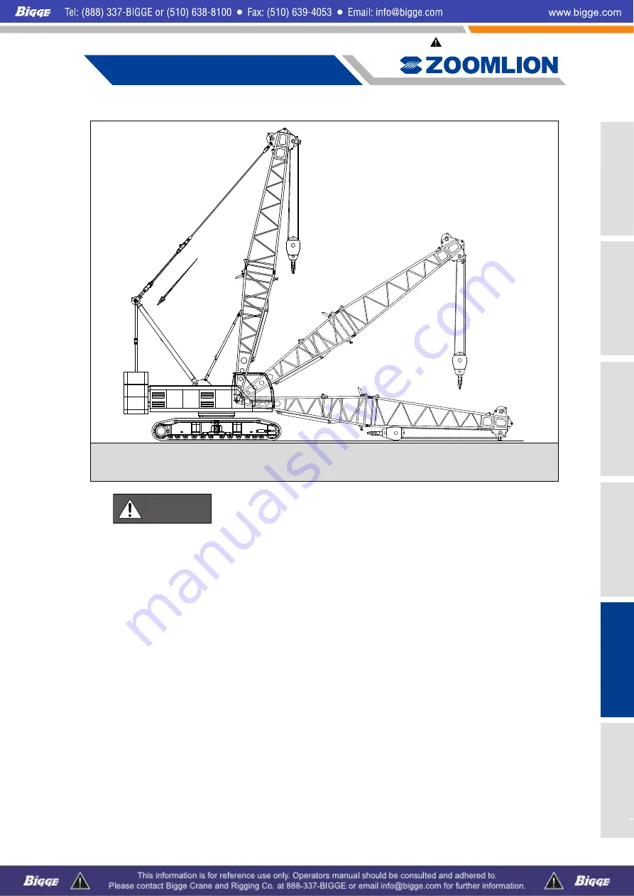 Zoomlion ZCC1100 Operator'S Manual Download Page 275