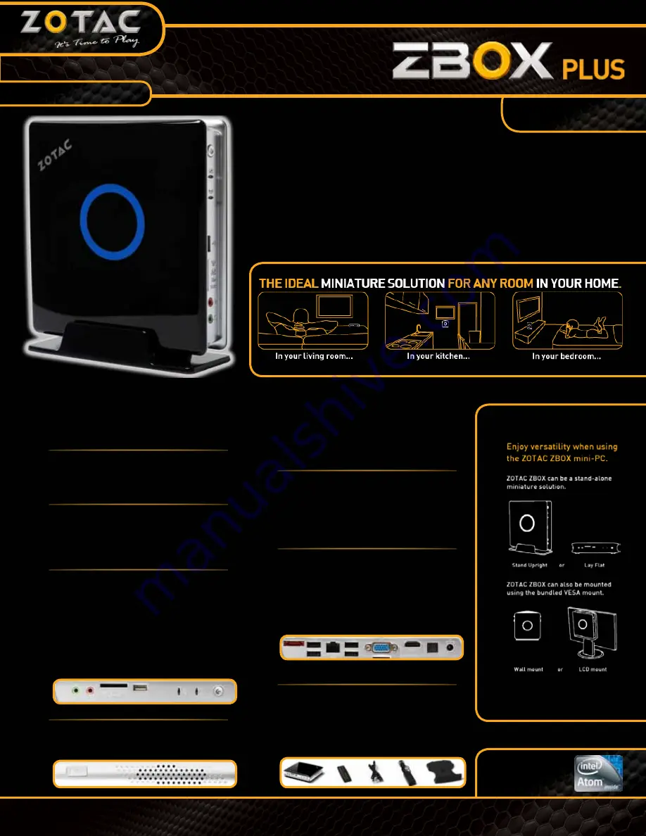 Zotac SD-ID12 Specification Download Page 1