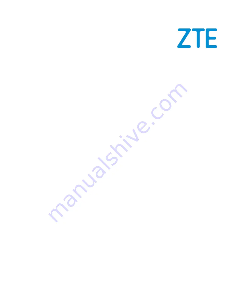 Zte A1 Quick Start Manual Download Page 1