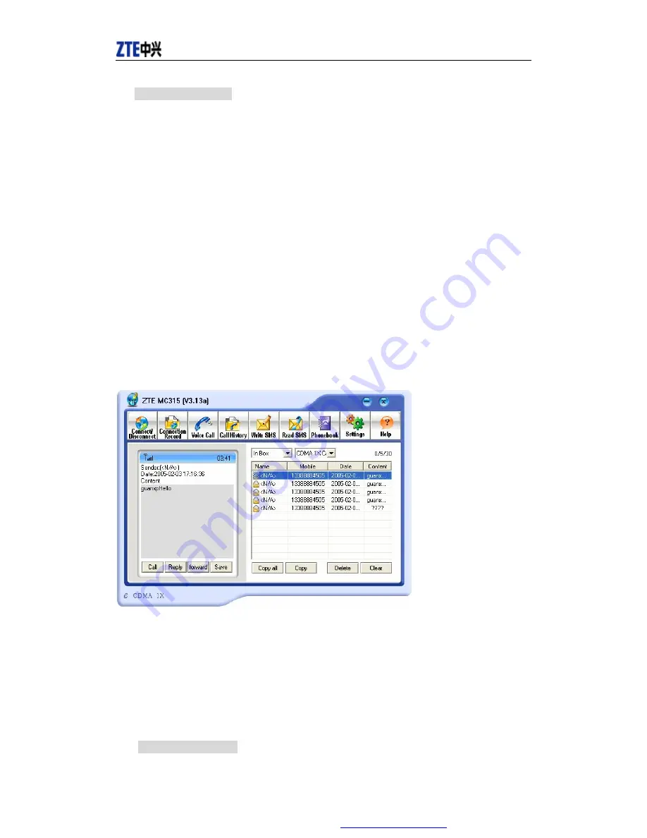 Zte MC315+ User Manual Download Page 19