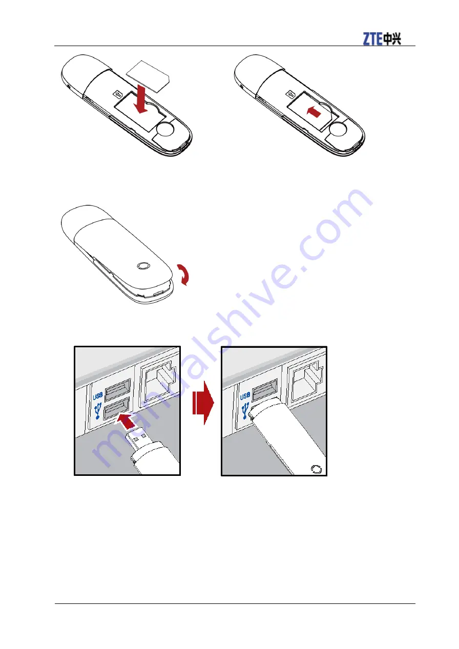 Zte MF190B Quick Manual Download Page 5