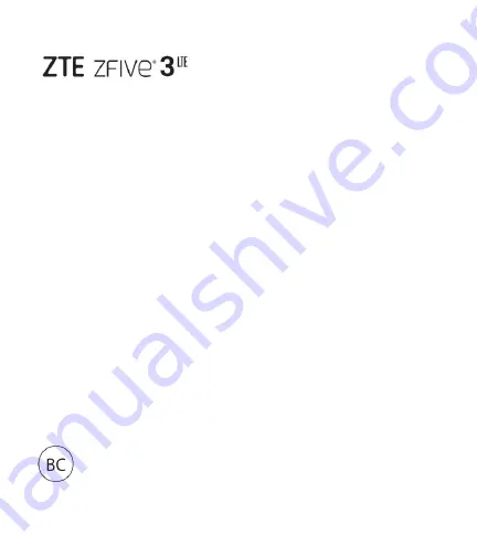 Zte Z559DL Phone And Feature Manual Download Page 1