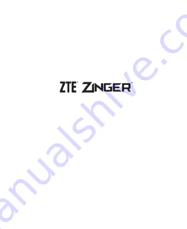 Zte Zinger Z667T User Manual And Safety Information Download Page 1