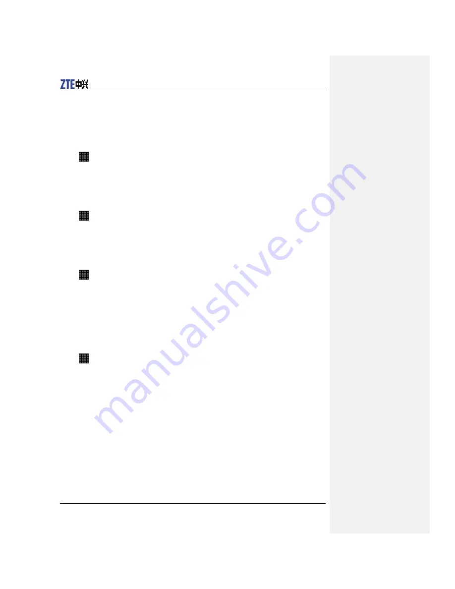 Zte ZTE-U X850 User Manual Download Page 60