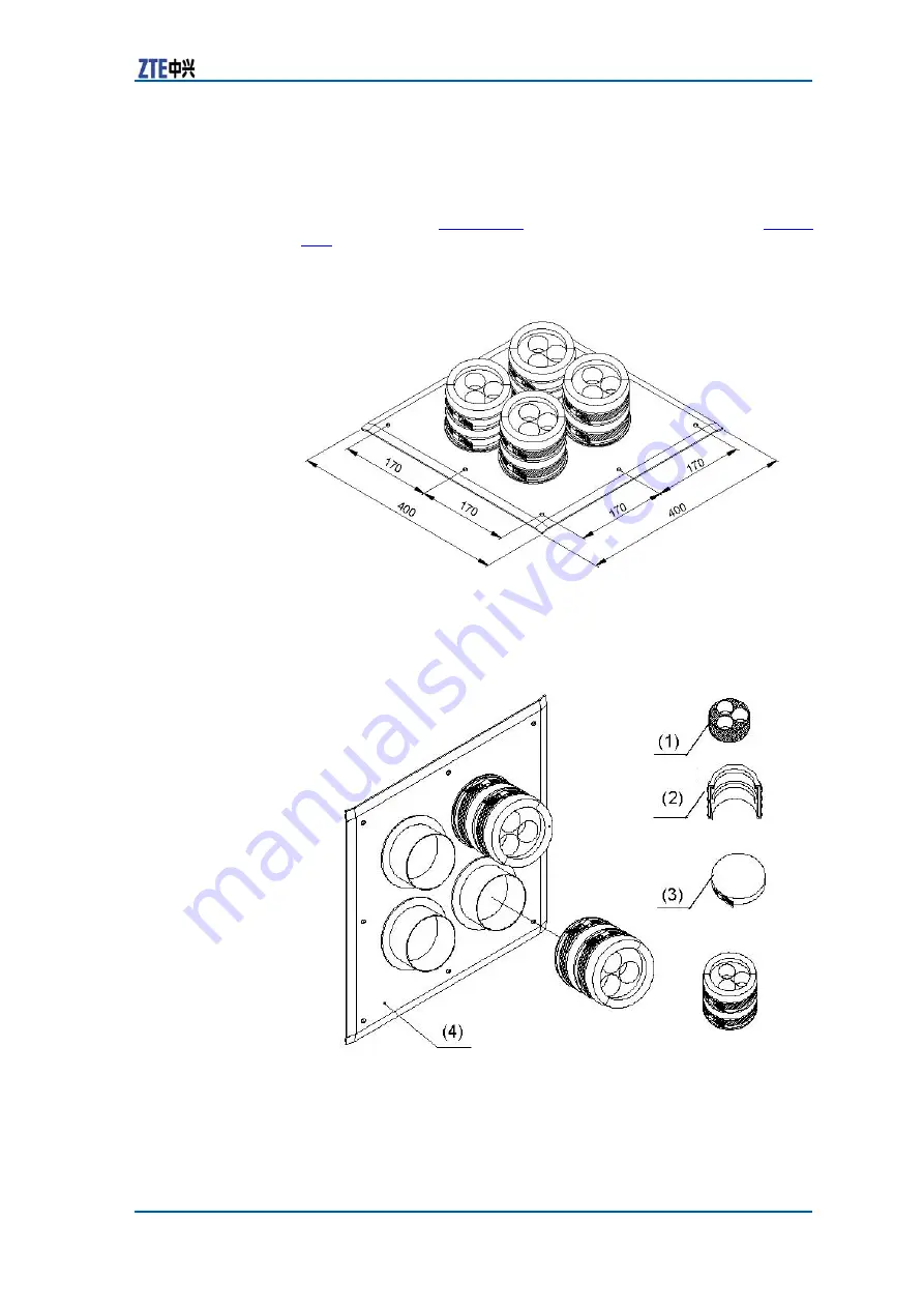 Zte ZXSDR BS8800 C200 Installation Manual Download Page 151