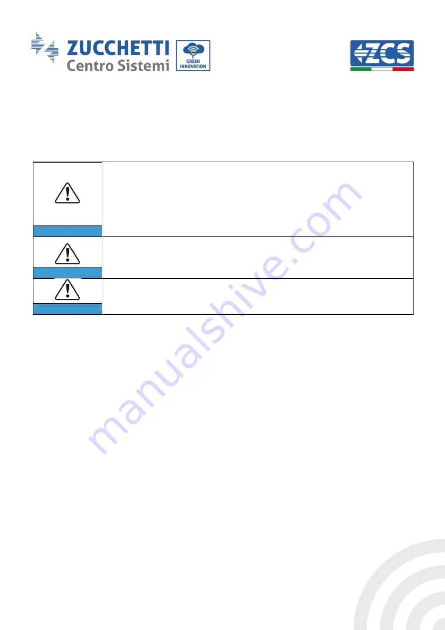 ZUCCHETTI AZZURRO ZCS User Manual Download Page 23