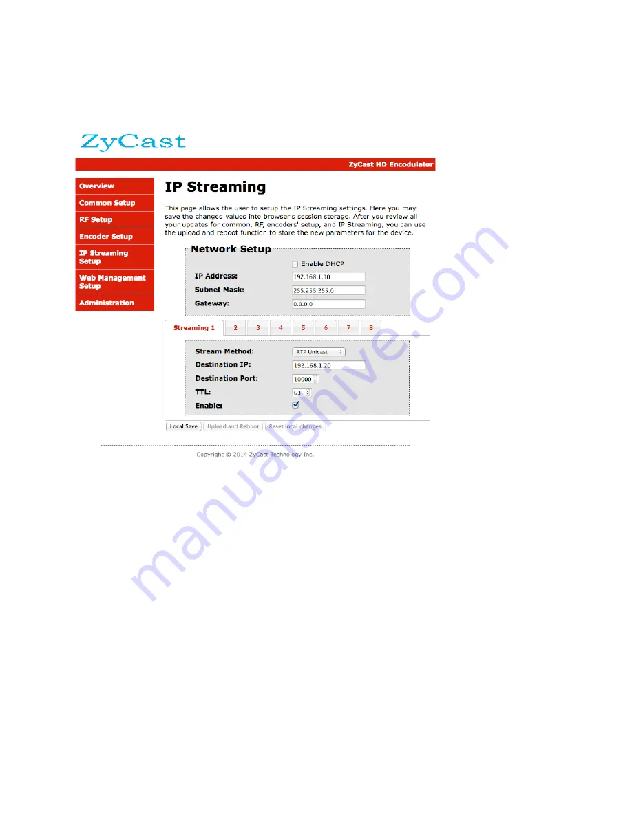 ZyCast HDME-804 User Manual And Installation Manual Download Page 14