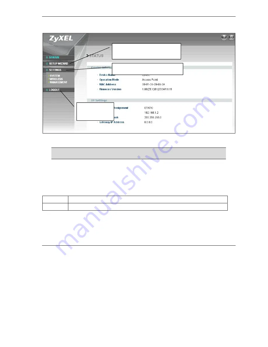 ZyXEL Communications 802.11g Wireless Access Point ZyXEL G-560 User Manual Download Page 33