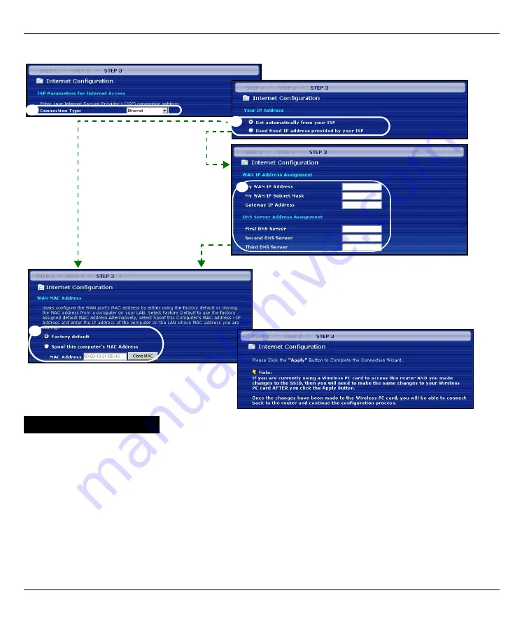 ZyXEL Communications 802.11g Wireless Firewall Router 1-P-320W Quick Start Manual Download Page 13