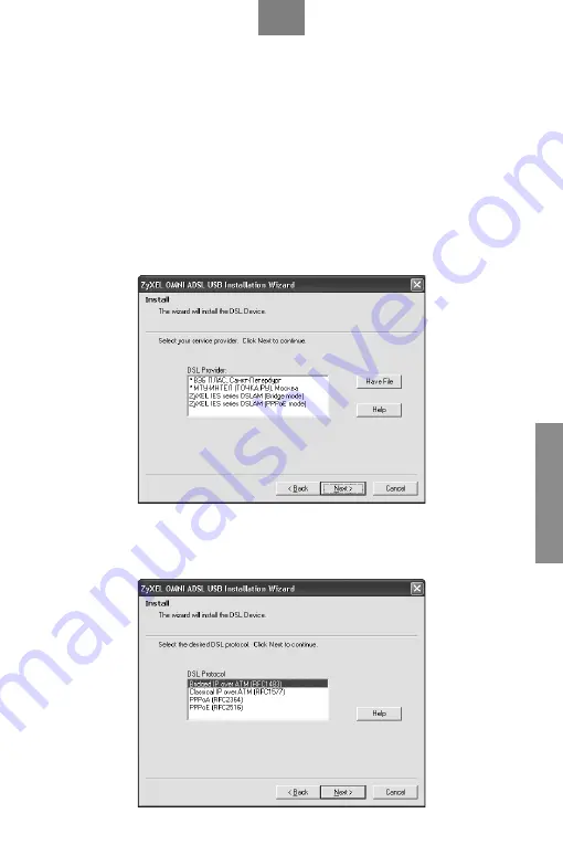 ZyXEL Communications ADSL-Modem Installation Manual Download Page 11