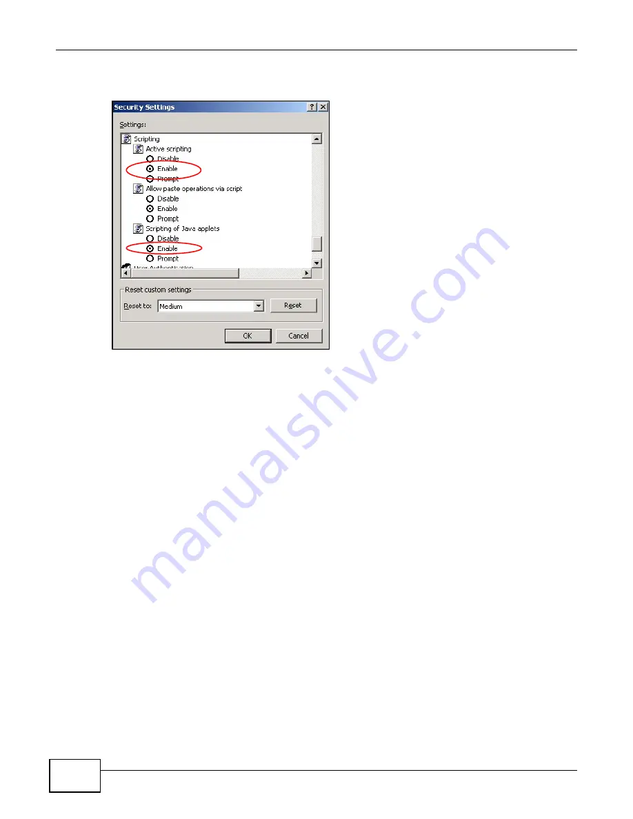 ZyXEL Communications AMG1202-T10A User Manual Download Page 260