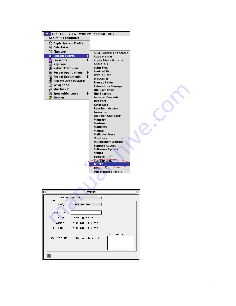 ZyXEL Communications AMG1302-T11C Скачать руководство пользователя страница 244