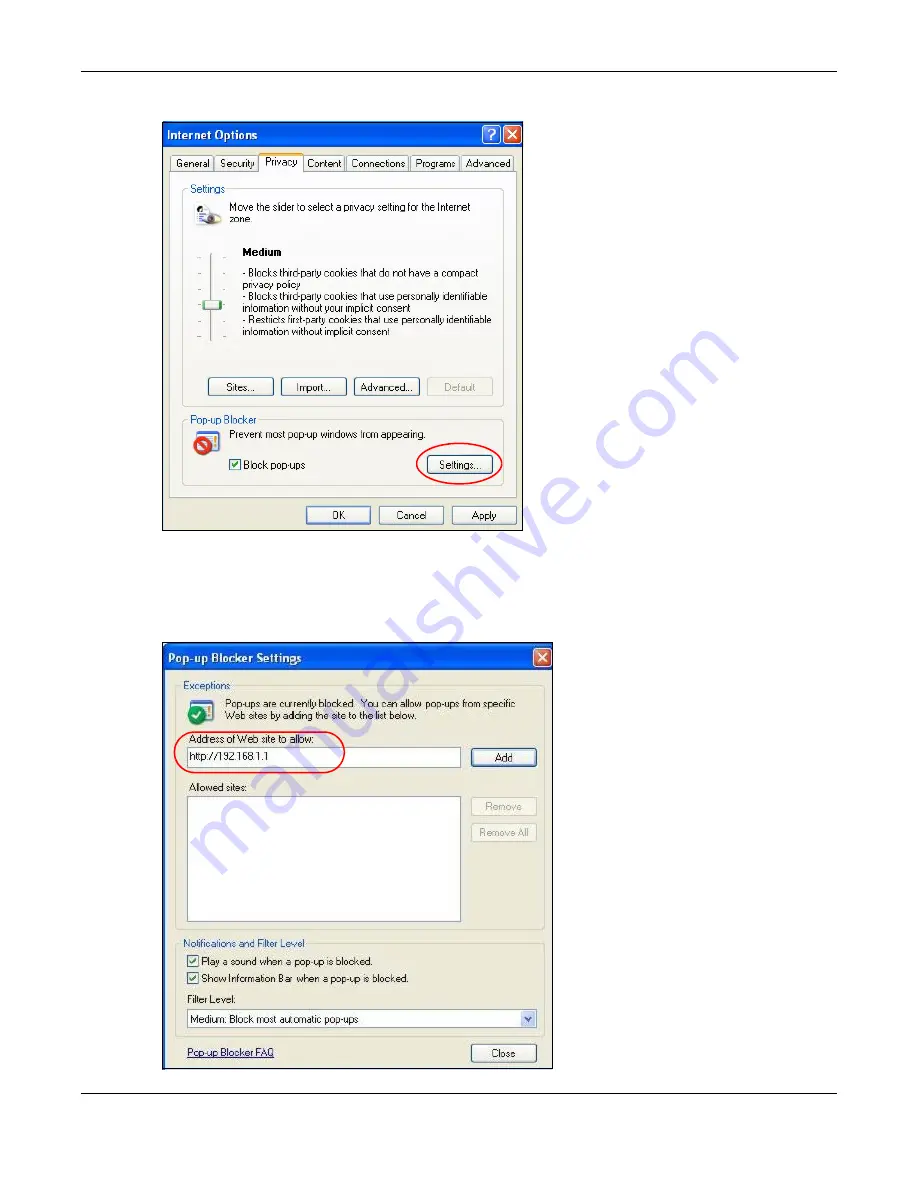 ZyXEL Communications AMG1302-T11C User Manual Download Page 261