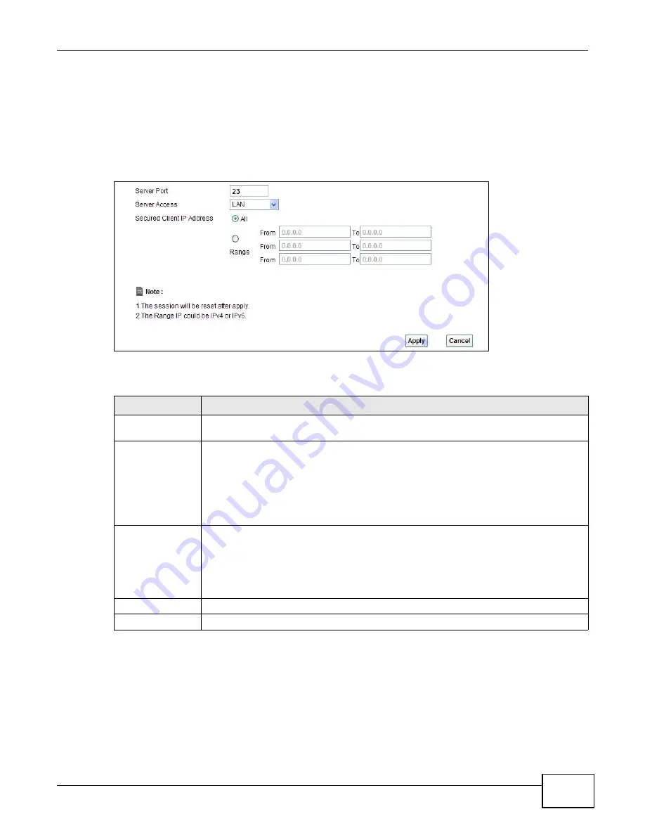 ZyXEL Communications AMG1312-T Series User Manual Download Page 213