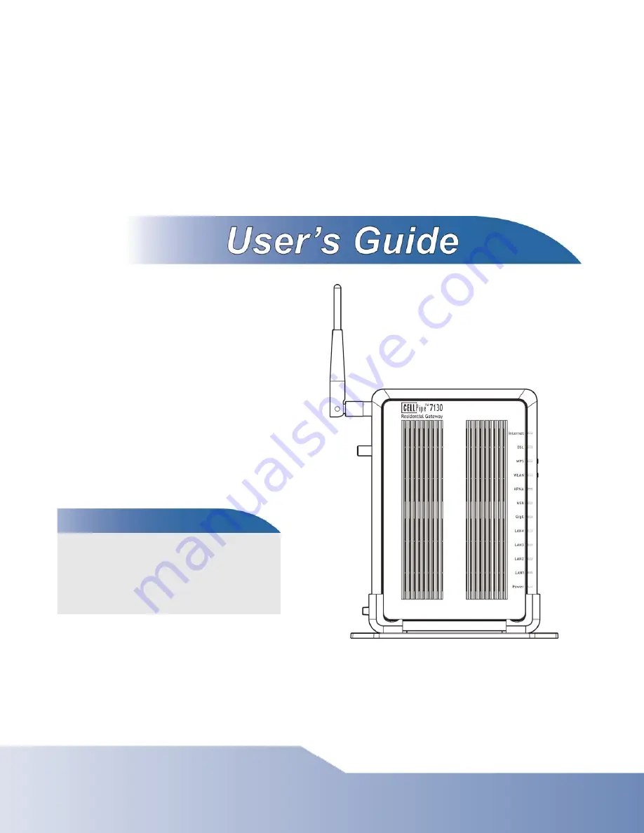 ZyXEL Communications CellPipe 7130 RG User Manual Download Page 1