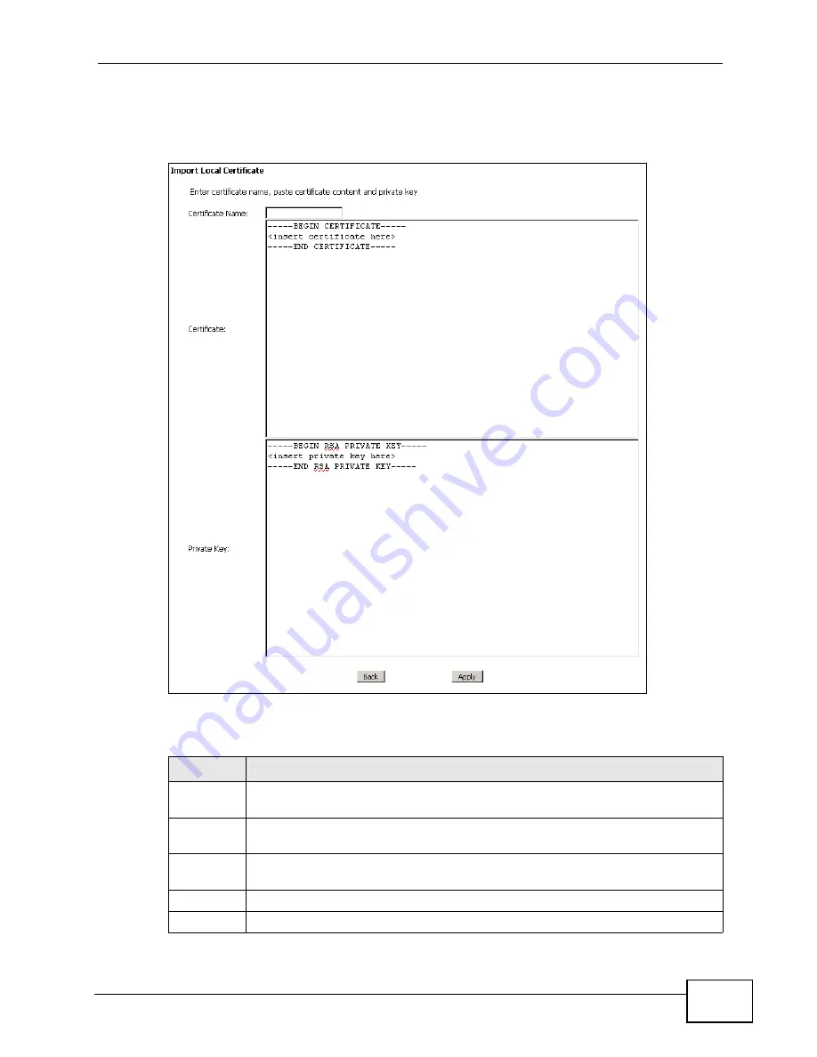 ZyXEL Communications CellPipe 7130 RG User Manual Download Page 201