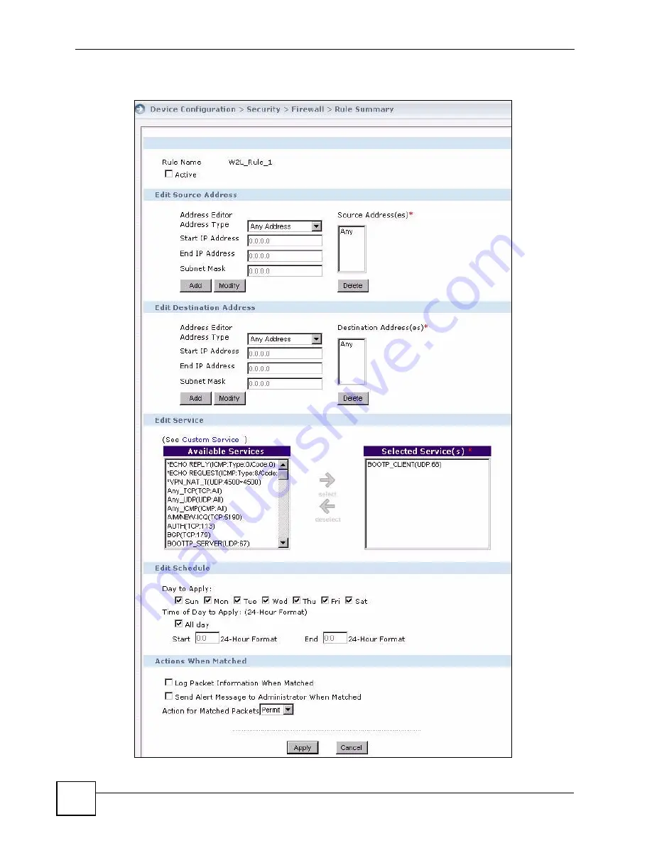 ZyXEL Communications Centralized Network Management Vantage CNM Скачать руководство пользователя страница 114