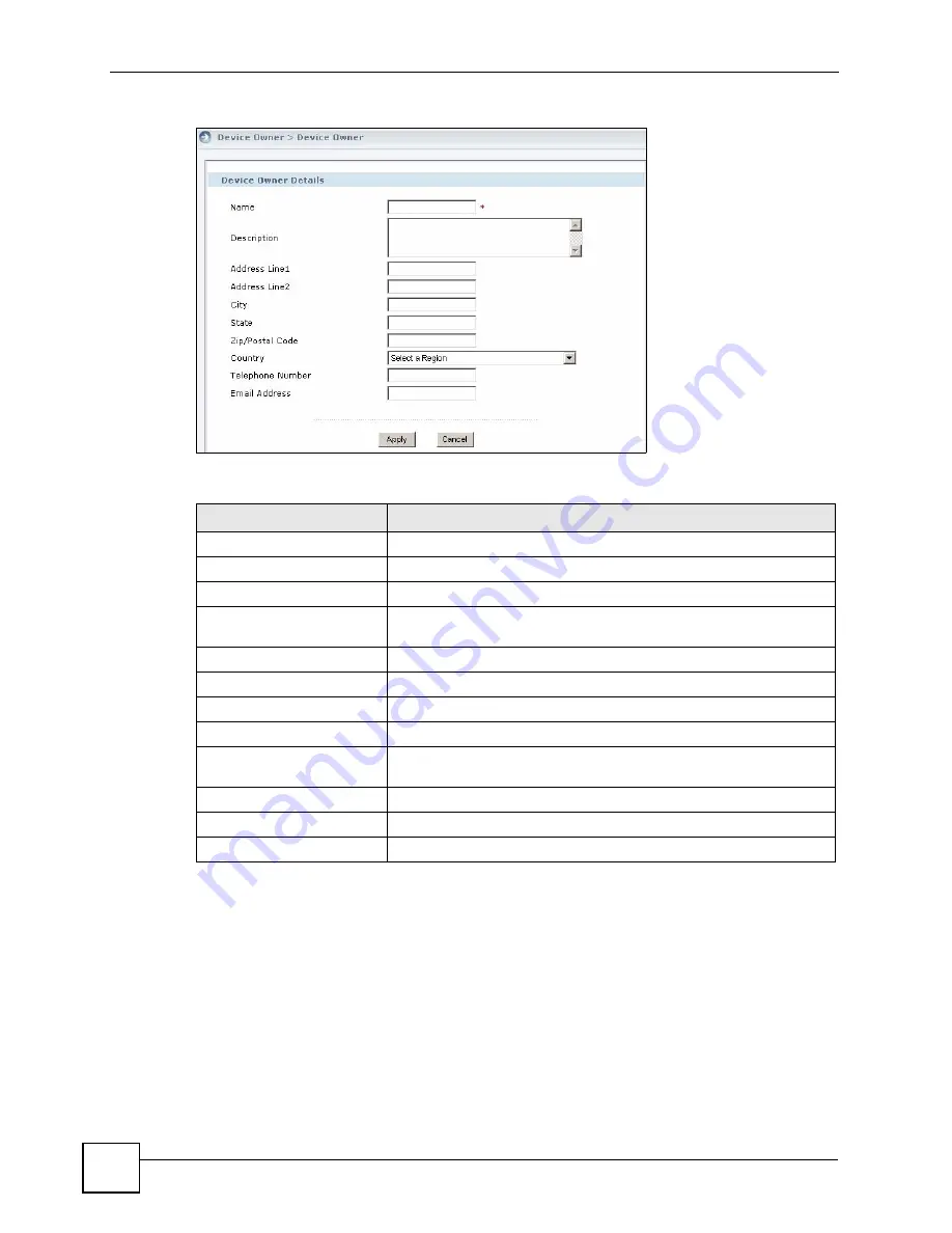 ZyXEL Communications Centralized Network Management Vantage CNM Скачать руководство пользователя страница 316