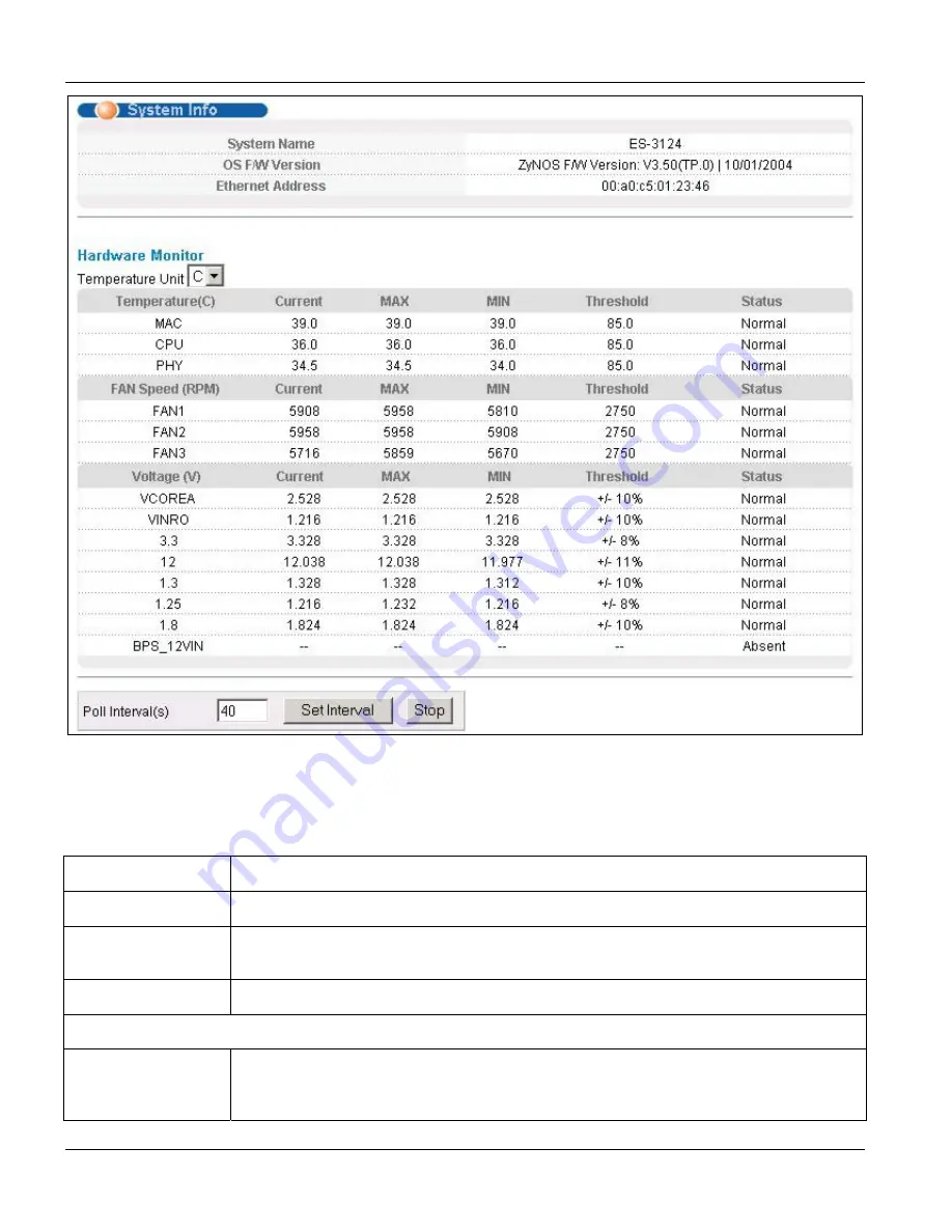 ZyXEL Communications Dimension ES-3124 Скачать руководство пользователя страница 62