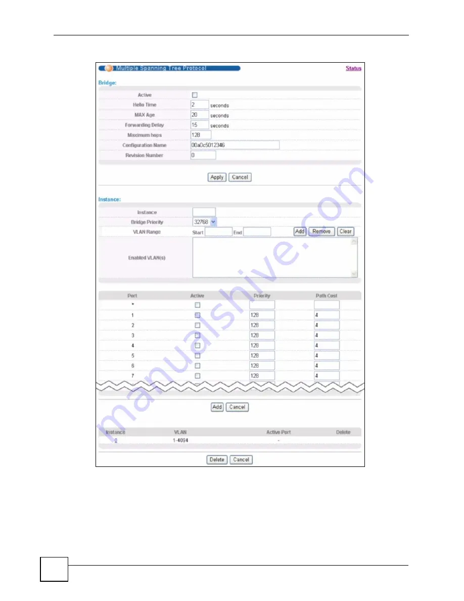 ZyXEL Communications Dimension GS-2024 User Manual Download Page 100