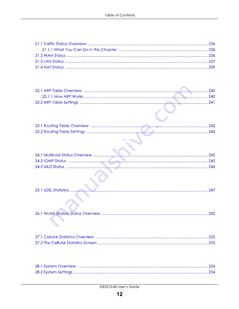 ZyXEL Communications DX5510-B0 User Manual Download Page 12