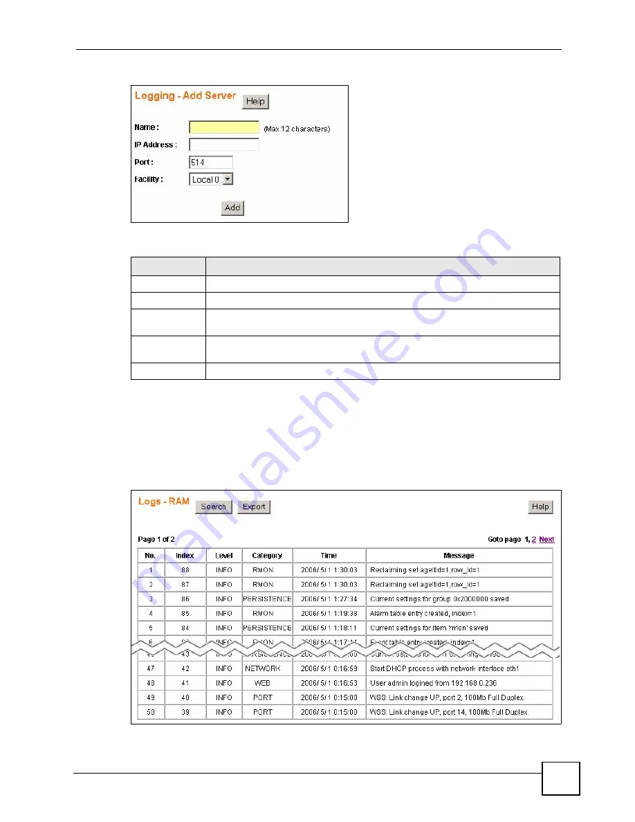 ZyXEL Communications ES-1528 - V1.12 User Manual Download Page 99