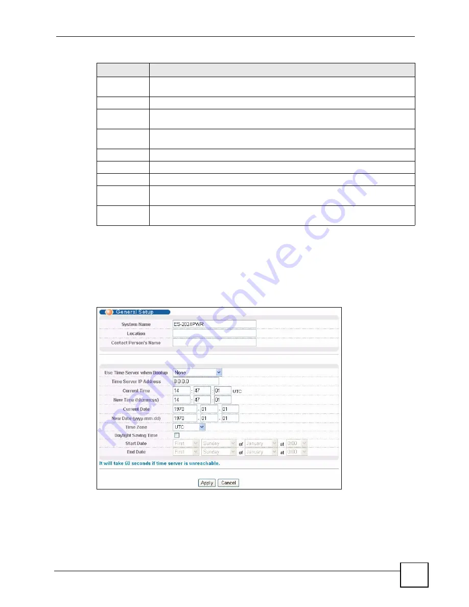 ZyXEL Communications ES-2024 Series User Manual Download Page 73